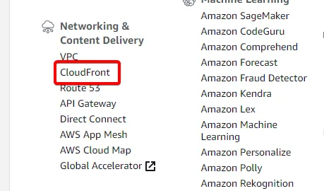 Creating CloudFront distribution